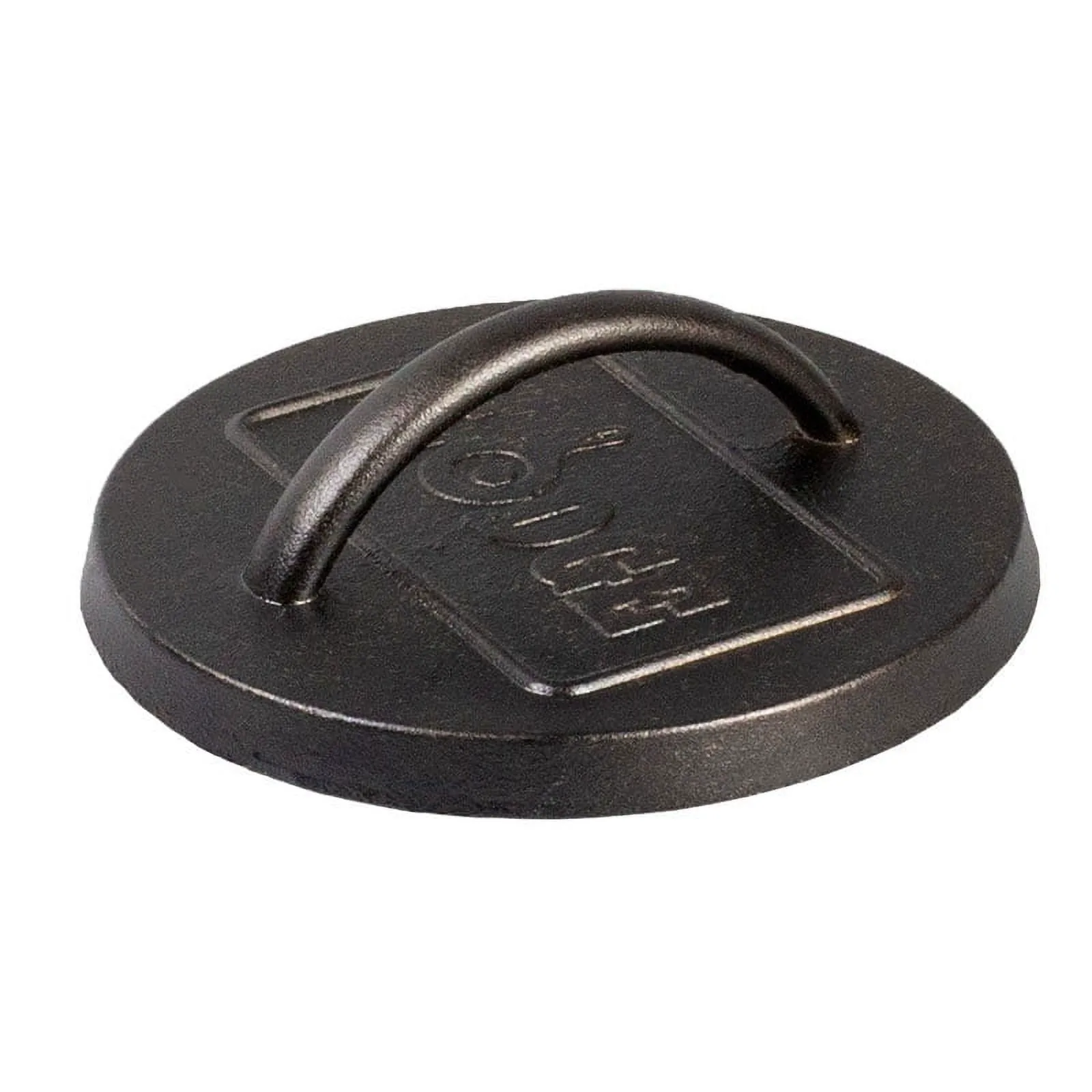 Lodge cast iron burger press voor smash burgers op de BBQ