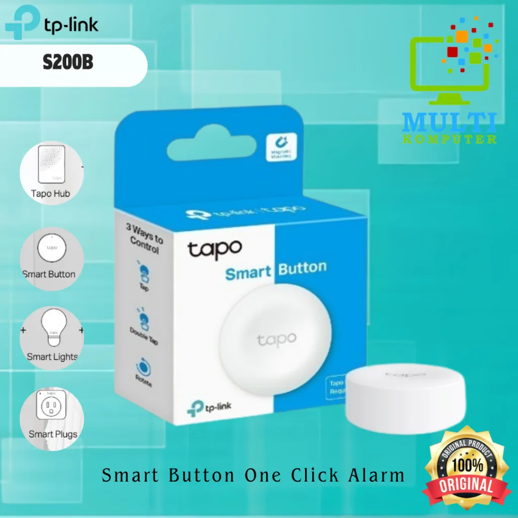 TP-Link Tapo S200B draadloze slimme knop met meerdere drukacties